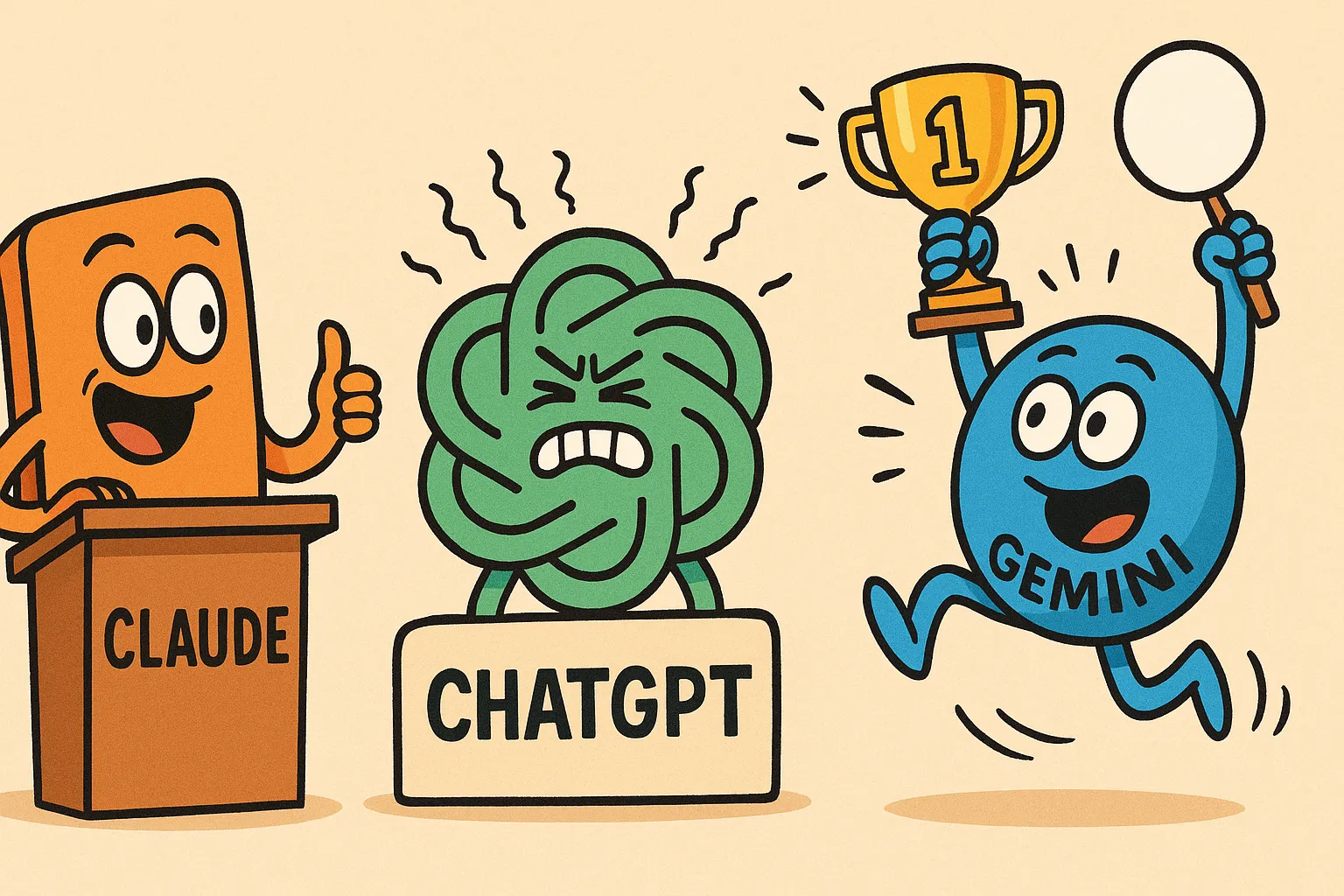 ChatGPT vs Claude vs Gemini : lequel pour votre entreprise ?